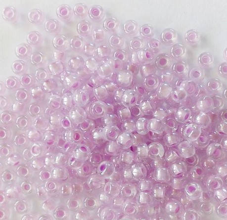 

Бисер Preciosa Прокрашенный 671 / 38123 размер 10 Радужный нежно-розовый Упаковка 5 грамм