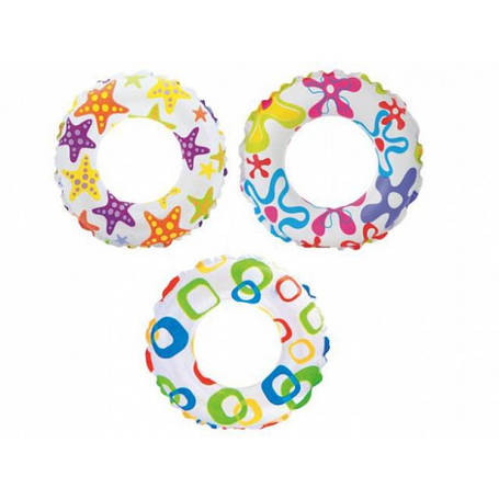 Надувний круг Intex Кольоровий, фото 1