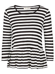 Жіноча блуза чорно/білого кольору з довгим рукавом Isha 1 від Desires (Данія) в розмірі S