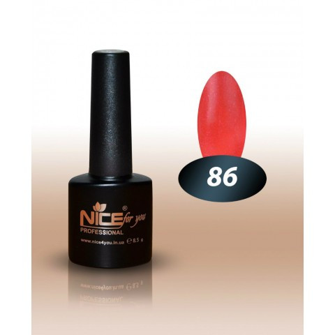 Гель-лак Nice for you No 86 магічне сяйво 8,5 мл