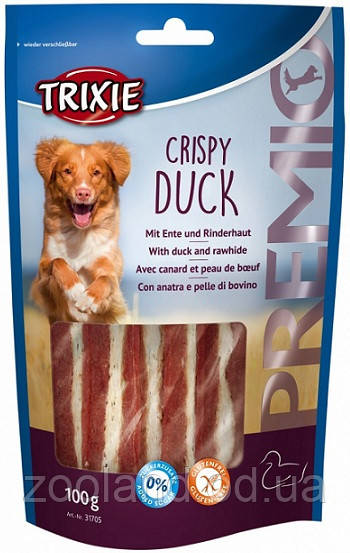 31705 Trixie Premio Crispy Duck ласощі з качиного філе, 100 г