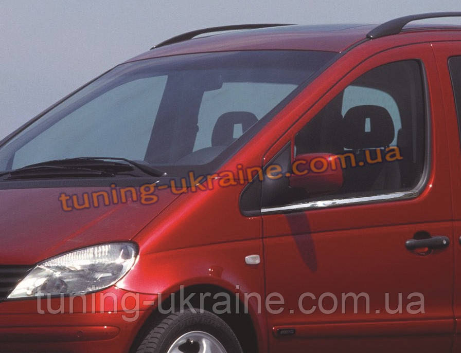 Нижні молдинги стекол Omsa на Mercedes Vaneo 2001-2006