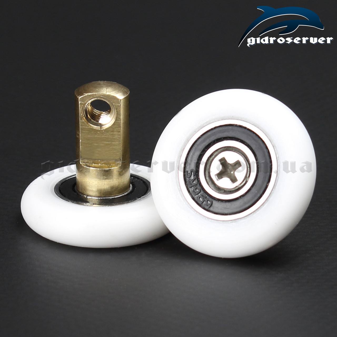 Змінна вісь зі знімним колесом для роликів душових кабін, гідробоксів OS-01