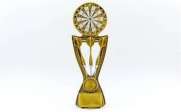 Нагорода спортивна Дартс (статуетка нагородна дартс) C-3338-B: 22,5х9х4см