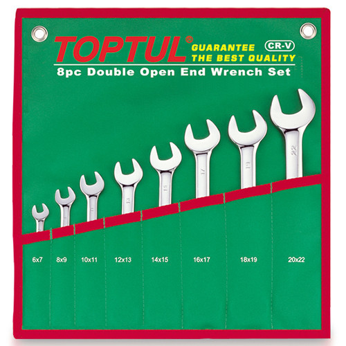 Набір ріжкових ключів 8 шт. 6-22 Toptul GAAA0812 (Тайвань), фото 1