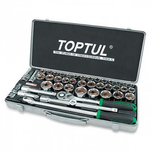 Набір інструменту 1/2" (дюйм+метр.) 43ед. Toptul GCAD4303 (Тайвань), фото 1