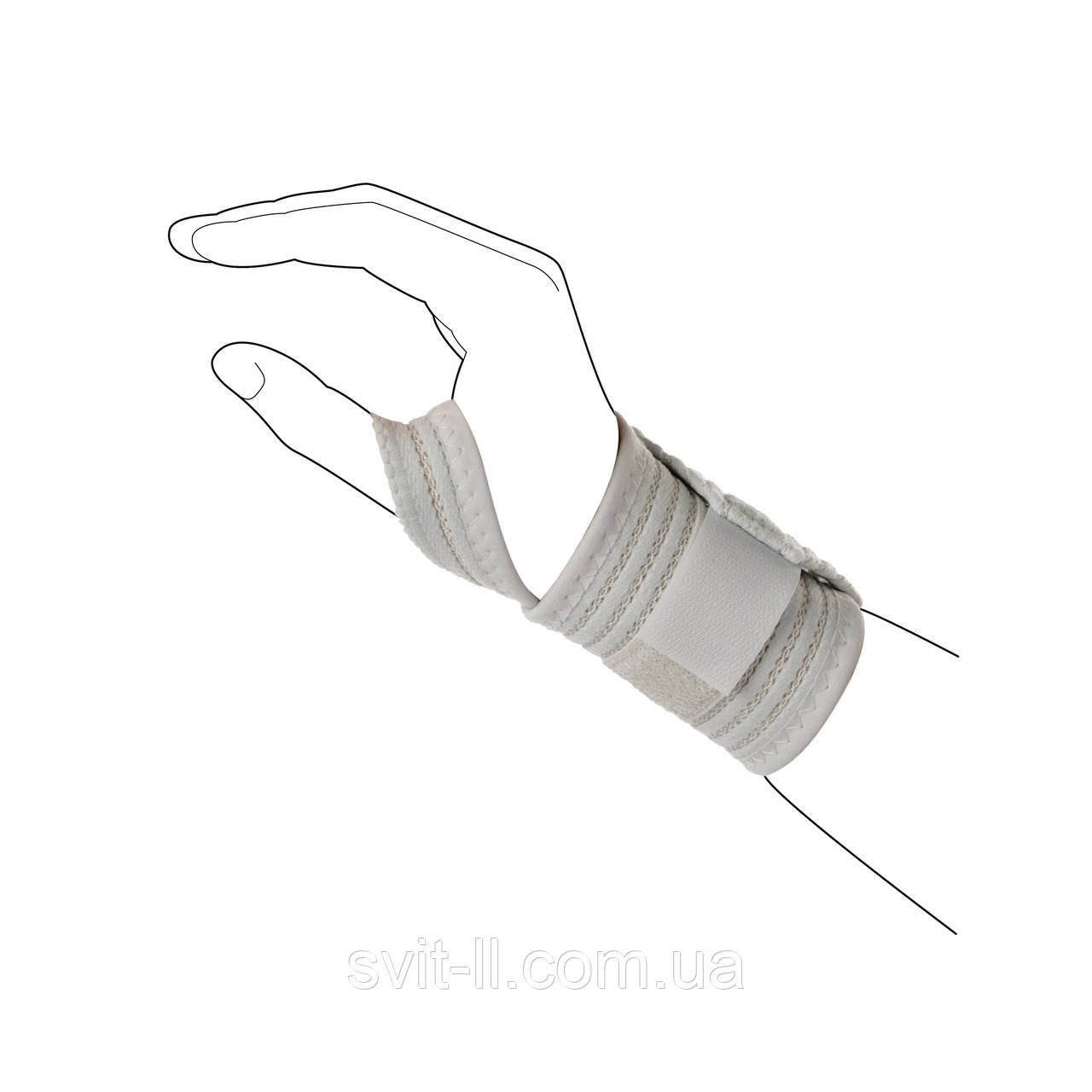 Променево-зап'ястковий бандаж універсальний Elastic Wrist Support