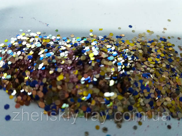 Конфеті для дизайну нігтів , фото 1