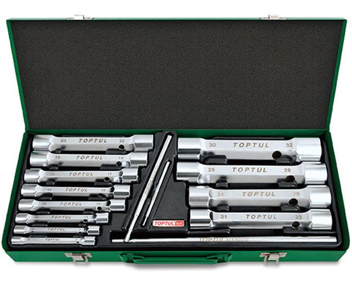 Набір торцевих ключів трубчастих 6-32мм 15ед. Toptul GAAD1510 (Тайвань), фото 1