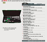 Набір інструменту 1/4" 72ед. Toptul GCAD7202 (Тайвань), фото 2