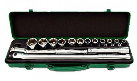 Набір інструменту дюймового1/2" 15ед. Toptul GCAD1512 (Тайвань), фото 1