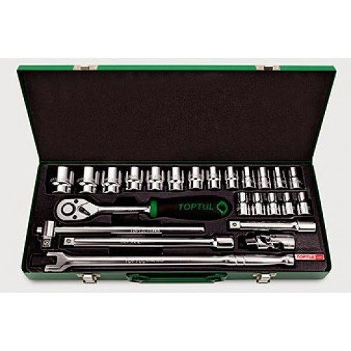 Набір інструменту 1/2" 24ед.(12pt) Toptul GCAD2404 (Тайвань), фото 1