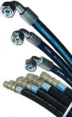 Рукав 1SN DIN 12 кл. 30 М24*1,5 L=600 mm.ГОСТ 6286-73