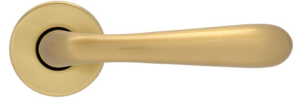 Ручка дверна на розетці Mariani Baia латунь матова (Італія), фото 1