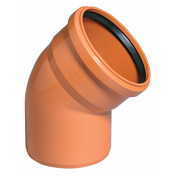 Відведення для зовнішньої каналізації Ostendorf KG Ду 250/15 (224200)