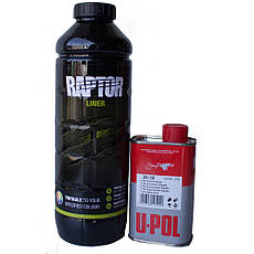 Захисне покриття Raptor U-POL Колірований-прозорий 0,95л (RLT/S1), фото 3