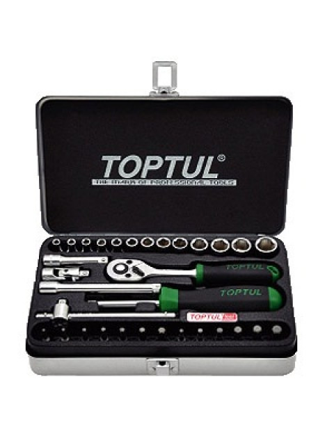 Набір інструменту 1/4" 32ед. Toptul GCAD3204 (Тайвань), фото 1