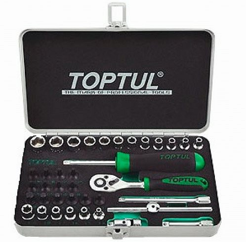 Набір інструменту 1/4" 38ед. Toptul GCAD3801 (Тайвань), фото 1