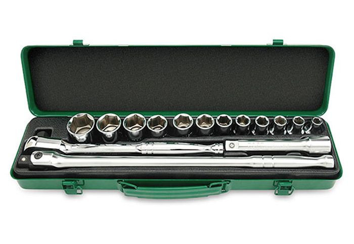Набір інструменту 1/2" 15ед. (6-гр.) Toptul GCAD1508 (Тайвань), фото 1