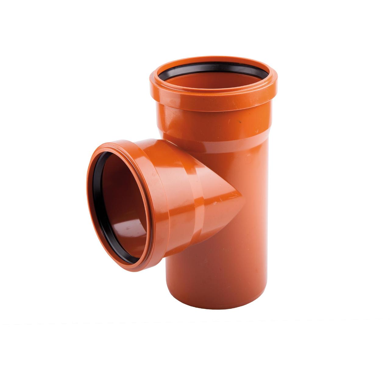 Трійник для зовнішньої каналізації Ostendorf KG 250/110x87 (224440)