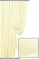 Тканина для штор порт'єр мікровелюр або мультилюкс арт 1651 колір цвіт 102 екрю-молочний