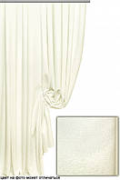 Тканина для штор порт'єр мікровелюр або мультилюкс арт 1651 колір 101 біло-молочний