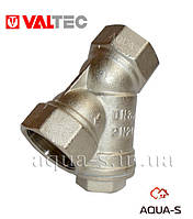 Фильтр грубой очистки Valtec DN 1 1/4" косой механический (Италия) VT.192.N.07