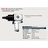 Пневмогайковерт 3/4" 1016N/m 6500об/хв Toptul KAAA2475 (Тайвань), фото 2