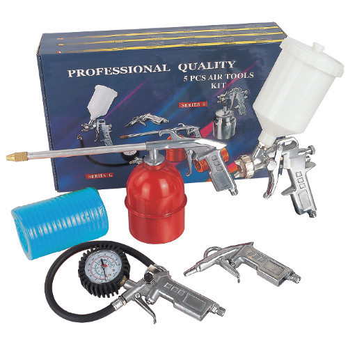 Набір фарбувальний пневматичний 5 од. AUARITA 5PCS-2 (Італія/Китай), фото 1