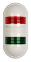 Світлосигнальний маяк настінний червоний + зелений 220V AC