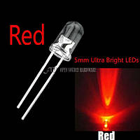 Красный светодиод 5 мм