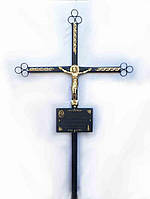 Хрест металевий на могилу №2