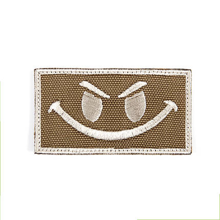 Шеврон на липучці Angry Smile Зла посмішка, фото 1