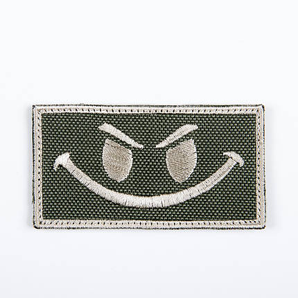Патч на липучці Angry Smile Зла посмішка, фото 1