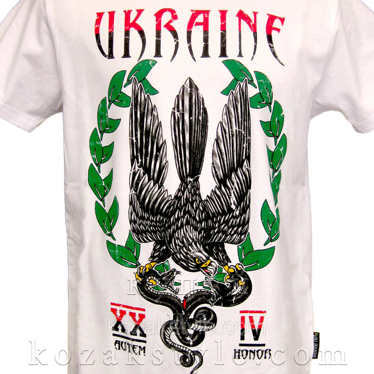 Футболка "Ukraine" (біла) - фото 3 - id-p542712758