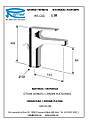 Змішувач для умивальника Remer CLASS LINE, фото 2