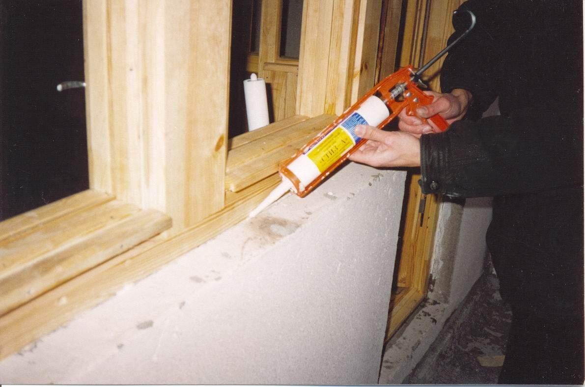 Герметизація швів і примикань паропроникненим герметиком, фото 1