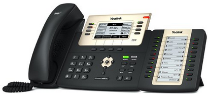 IP-телефон Yelink SIP-T27P з консоллю розширення