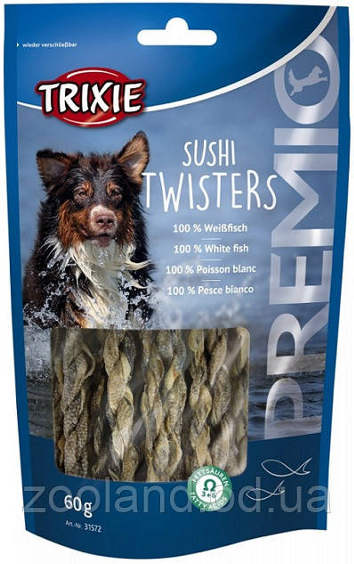 31572 Trixie Premio Sushi Twisters ласощі з рибою, 60 г