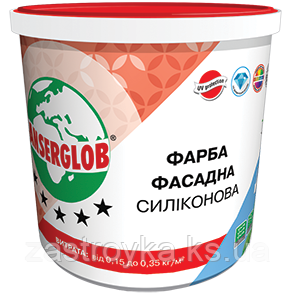 Фарба фасадна універсальна ANSERGLOB «СИЛИКОНОВА», 7 кг