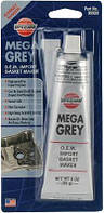 MEGA GREY SILICONE, 85g, силіконовий герметик, сірий