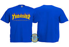 Футболка дитяча THRASHER Flame синя