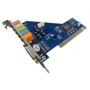 PCI звукова карта 4 каналу 5.1 SRS 3D