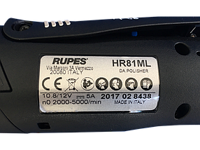 Полірувальна машинка в кейсі з подовженою ручкою - Rupes BigFoot iBrid Nano in Case (HR81ML/LUX), фото 5
