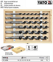 Набор сверло спиральное YATO Польша дерево Ø=10-20 l=230 6 штук YT-3298