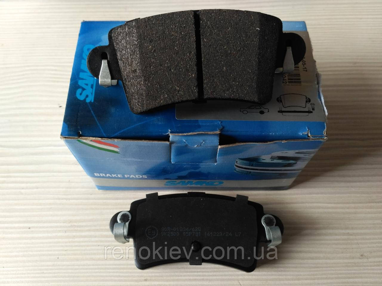 Гальмівні колодки задні Renault Master II Opel Movano 1998 ->