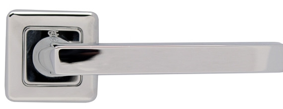 Ручка дверна на розетці Mariani Klaudia хром полірований (Італія)
