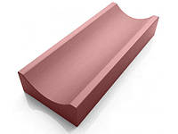 Водосток, відлив бетонний LAND BRICK 350х160х60 мм червоний