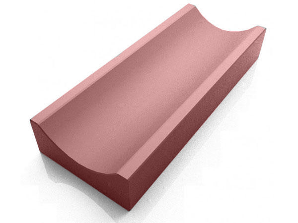 Водосток, отлив бетонный LAND BRICK 340х155х60 мм красный Водосток, отлив бетонный LAND BRICK 340х155х60 мм красный