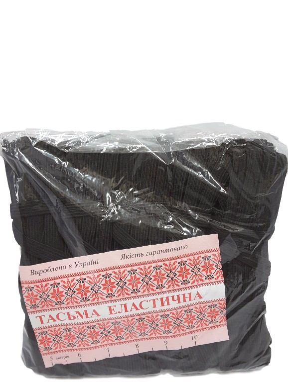 Тасьма еластична чорна, фото 1